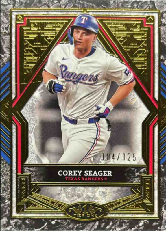 Corey Seager 2025 Topps Tier One #21 Base Tier 2 /125 RAW