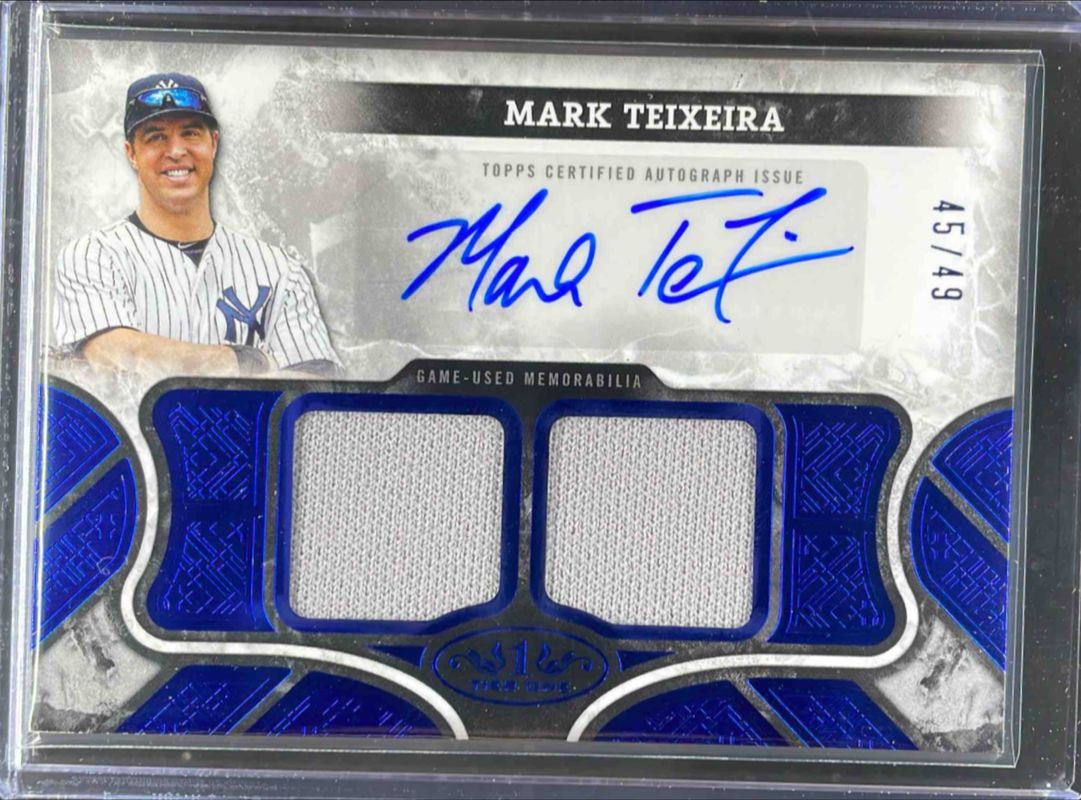 2025 Topps Tier One #AT1R-MT Autographed Tier One Relics - Dual /70