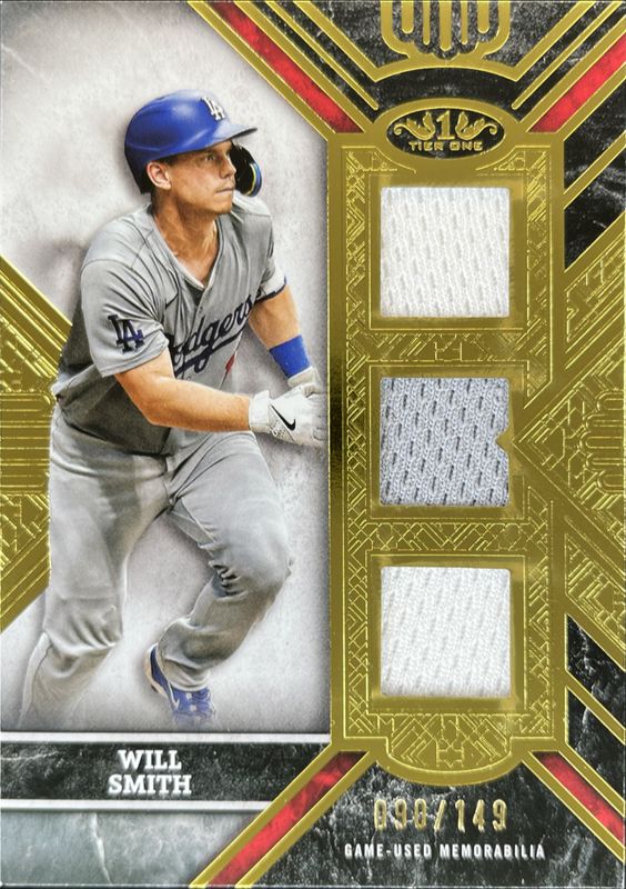 Will Smith 2025 Topps Tier One #T1TR-WS Tier One Triple Relics /49 RAW
