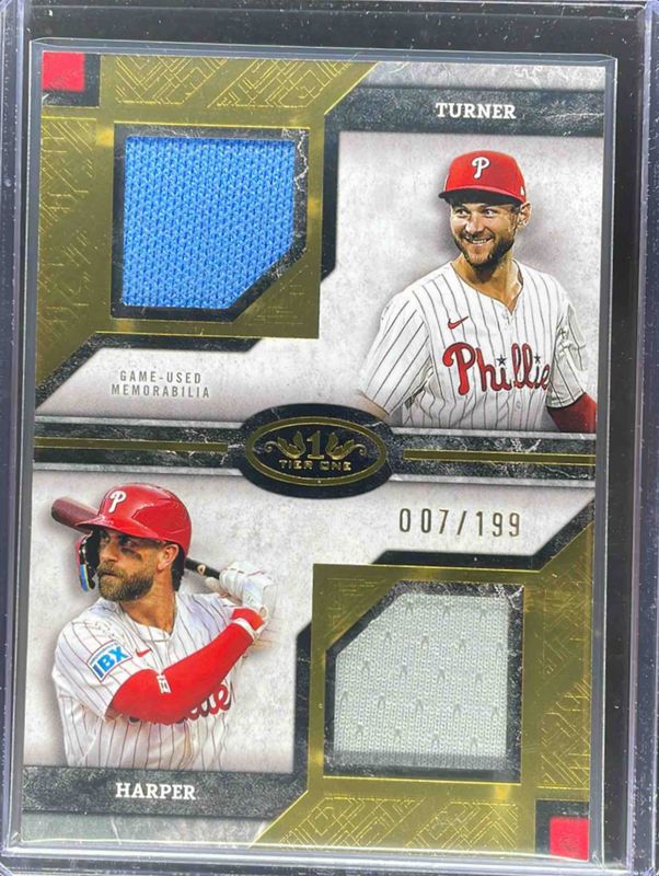 2025 Topps Tier One #DPR-THA Dual Player Relics /199