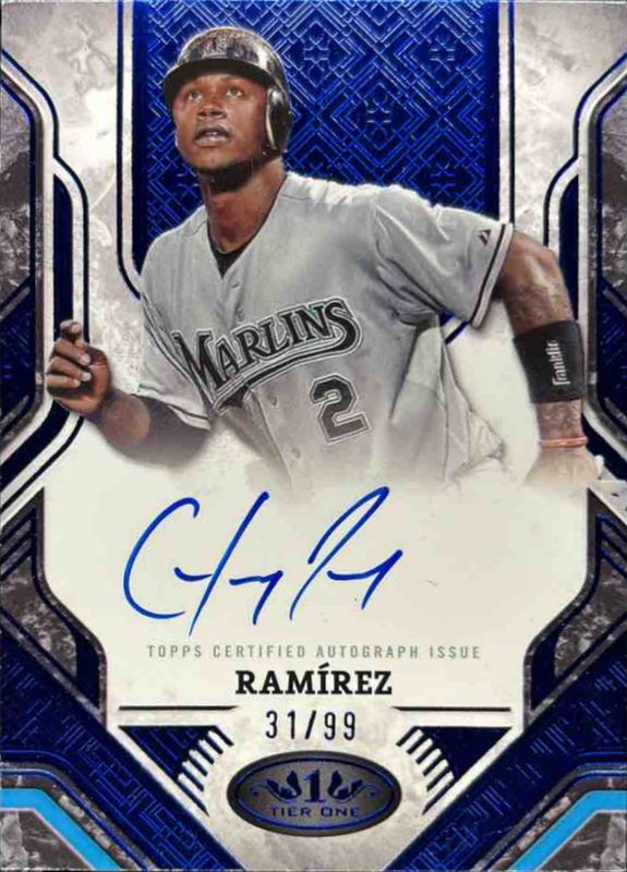 2025 Topps Tier One #PPA-HR Prime Performers Autographs - Blue Foil /99