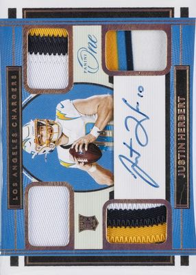 2020 One #73 Rookie Quad Patch Auto - Gold (/4)