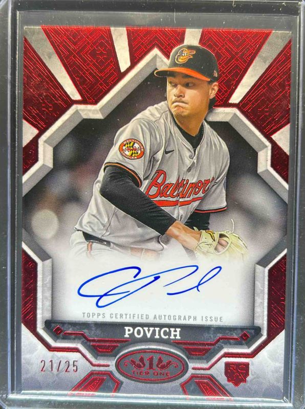 2025 Topps Tier One #BOA-CP Break Out Autographs - Red Foil /25