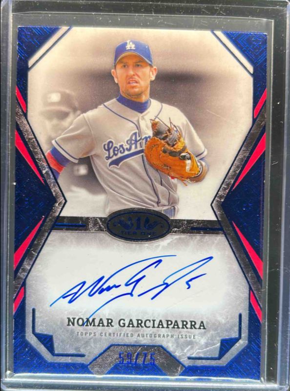 2025 Topps Tier One #TOTA-NG Tier One Talent Autographs - Blue Foil /70