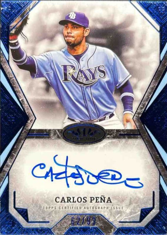 Carlos Pena 2025 Topps Tier One #TOTA-CP Tier One Talent Autographs - Blue Foil /70 RAW