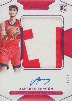 2021 National Treasures #121 Rookie Patch Auto - Pink (/25)