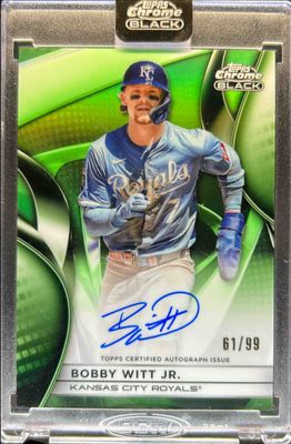 2025 Topps Chrome Black #CBA-BW Autographs - Green Refractor /99