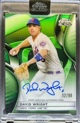 2025 Topps Chrome Black #CBA-DW Autographs - Green Refractor /99