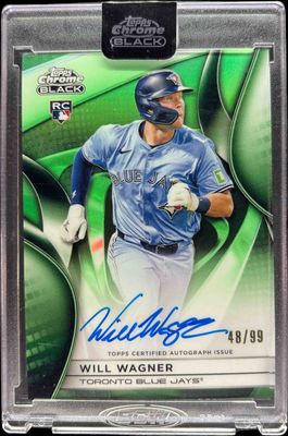 2025 Topps Chrome Black #CBA-WW Autographs - Green Refractor /99