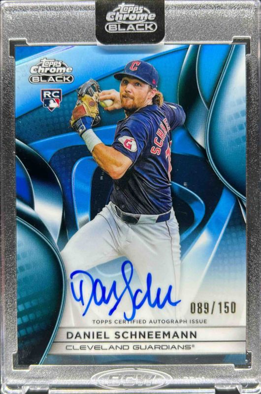 2025 Topps Chrome Black #CBA-DSC Autographs - Blue Refractor /150