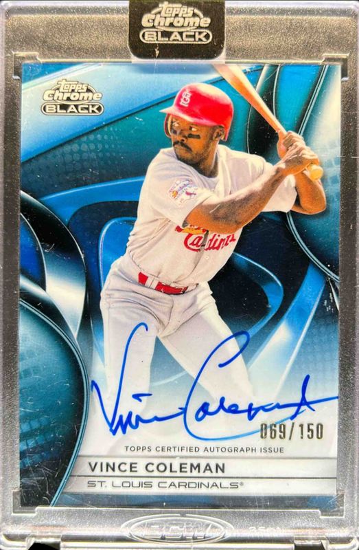 2025 Topps Chrome Black #CBA-VC Autographs - Blue Refractor /150