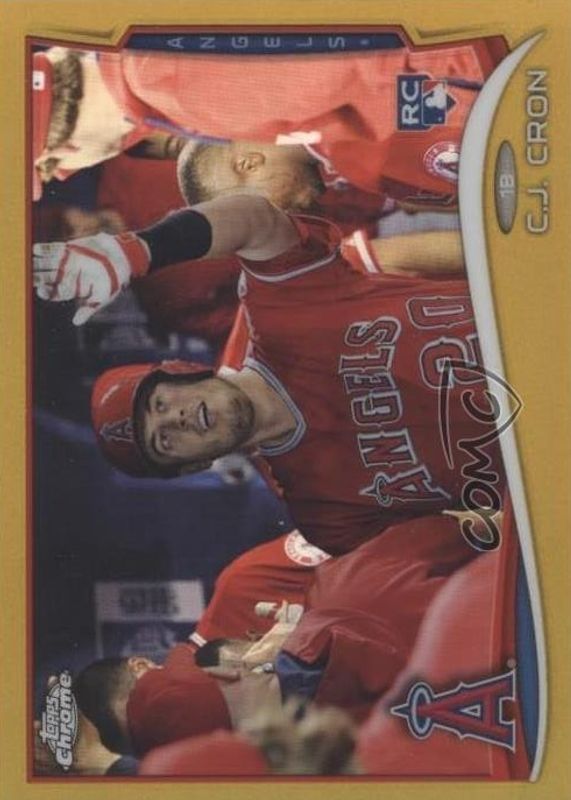 2014 Topps Chrome #151 Gold Refractor /50