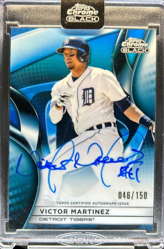 2025 Topps Chrome Black #CBA-VM Autographs - Blue Refractor /150