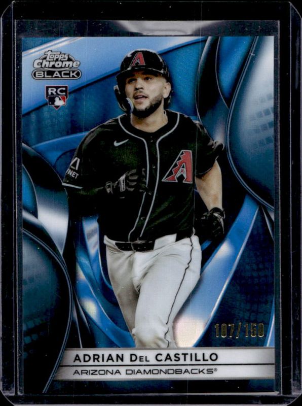 2025 Topps Chrome Black #122 Blue Lava Refractor /150