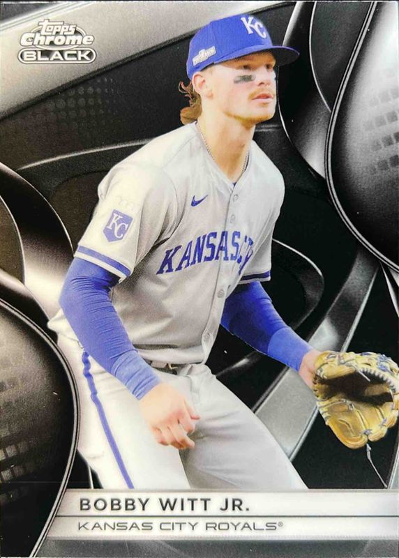 Bobby Witt 2025 Topps Chrome Black #1 Base RAW
