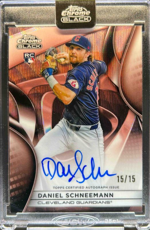 2025 Topps Chrome Black #CBA-DSC Autographs - Rose Gold Wave Refractor /15