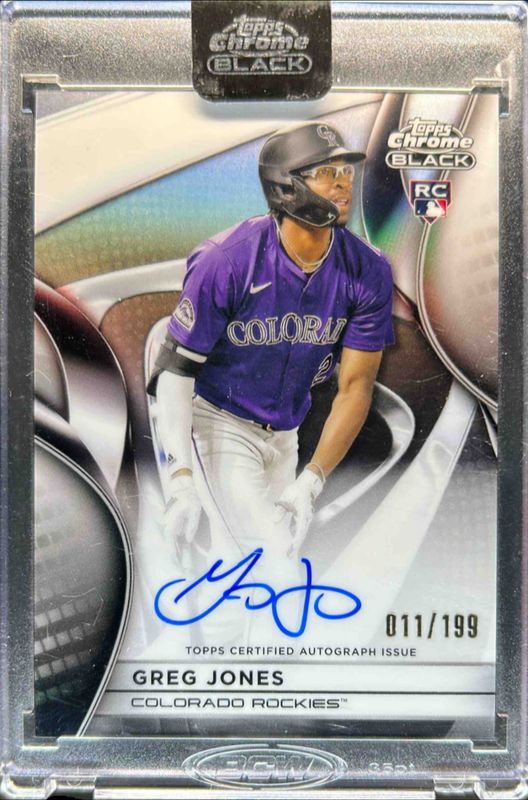 2025 Topps Chrome Black #CBA-GJ Autographs - Refractor /199