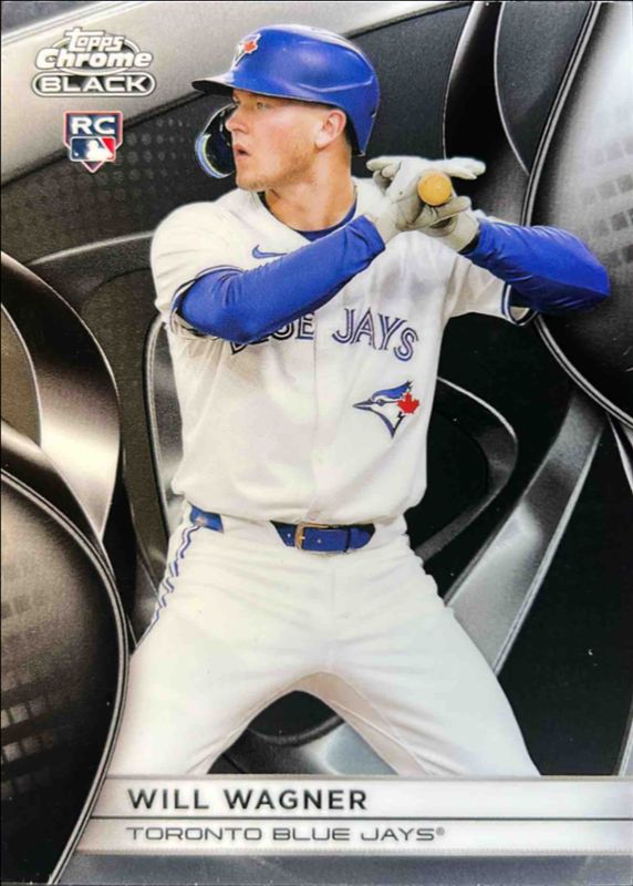 Will Wagner 2025 Topps Chrome Black #71 Base Rookie RAW
