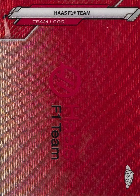 2020 Topps Chrome Formula 1 #120 Team Logos - Red Wave Refractor /5