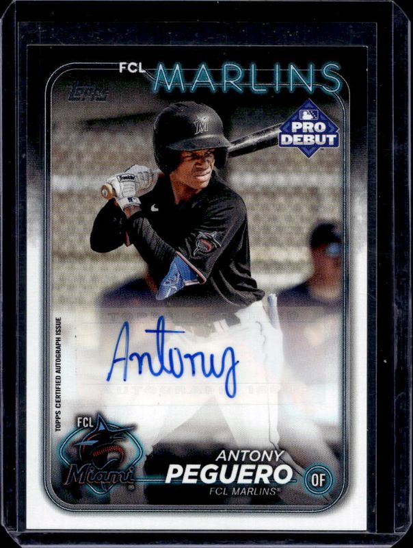 2024 Topps Pro Debut #PD-23 Base Autographs