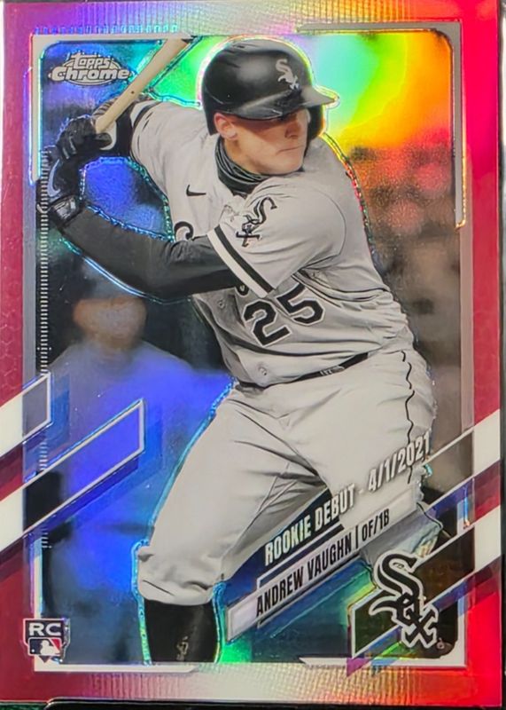 2021 Topps Chrome Update #USC19 Rookie Debut - Red Refractor /25