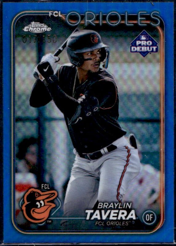 2024 Topps Pro Debut #PDC-161 Chrome - Blue Refractor /150