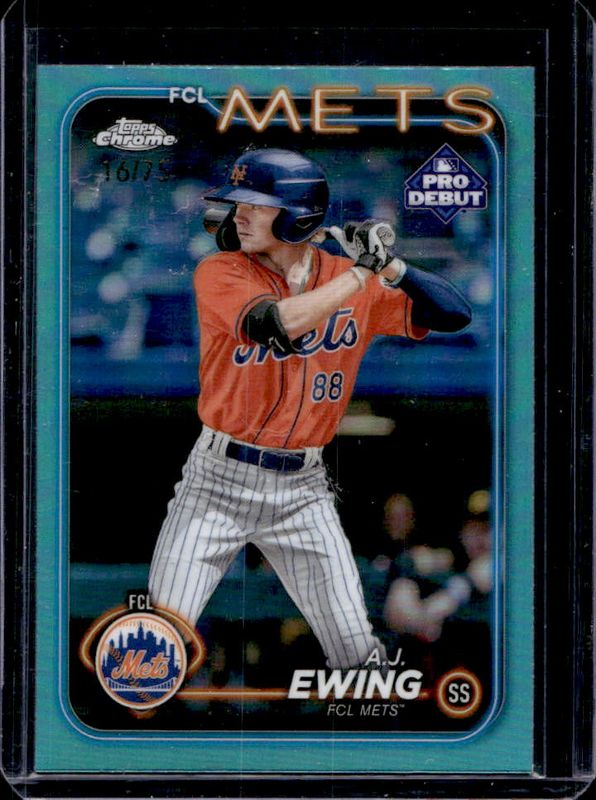 2024 Topps Pro Debut #PDC-48 Chrome - Aqua Refractor /75
