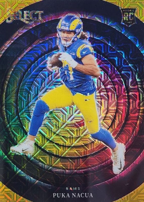 Puka Nacua 2023 Select #CW-PN Color Wheel - Gold /10 Rookie RAW