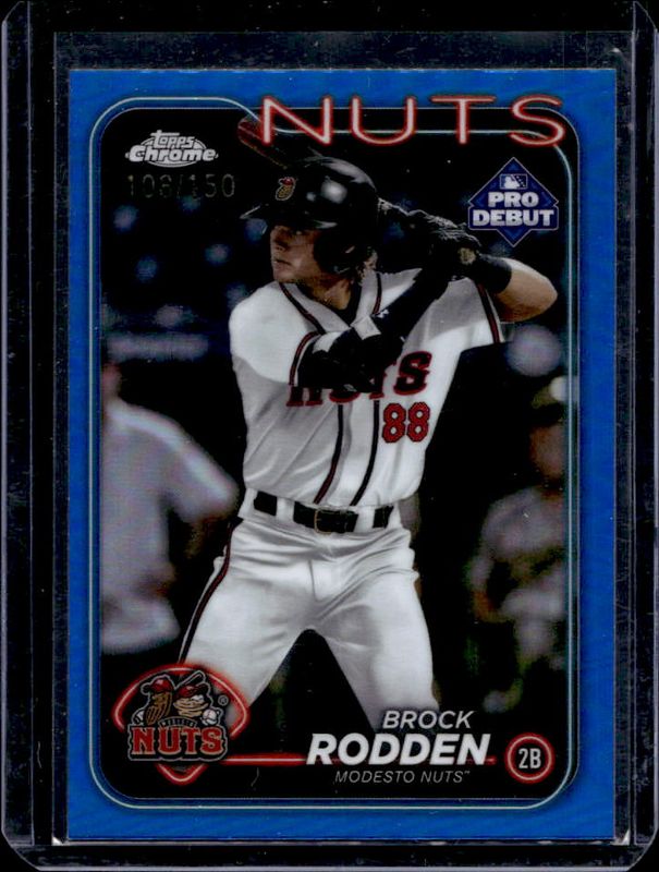 2024 Topps Pro Debut #PDC-155 Chrome - Blue Refractor /150