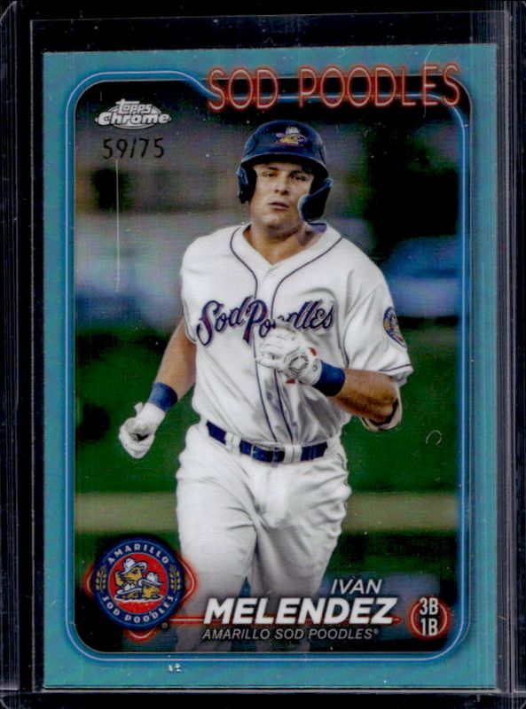 2024 Topps Pro Debut #PDC-22 Chrome - Aqua Refractor /75