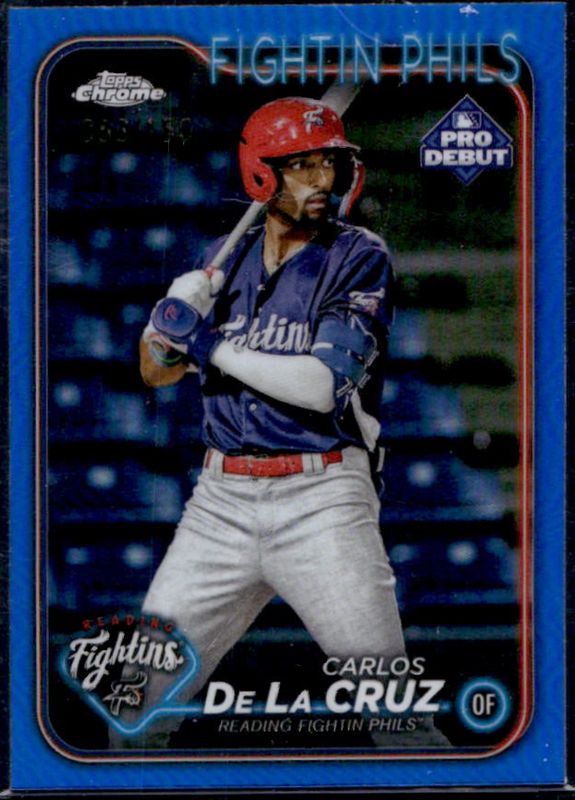 2024 Topps Pro Debut #PDC-51 Chrome - Blue Refractor /150