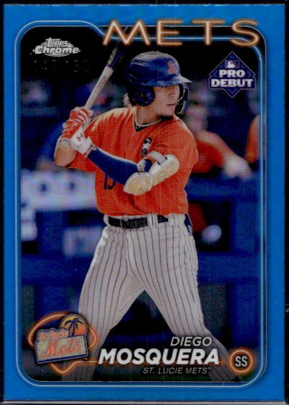 2024 Topps Pro Debut #PDC-72 Chrome - Blue Refractor /150
