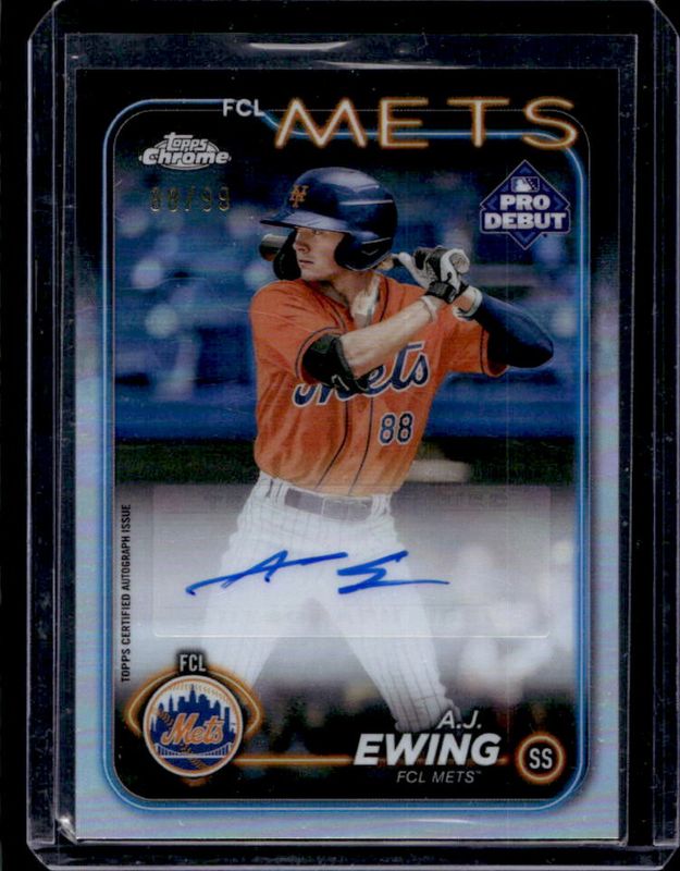 2024 Topps Pro Debut #PDC-48 Chrome Autographs - Refractor /99