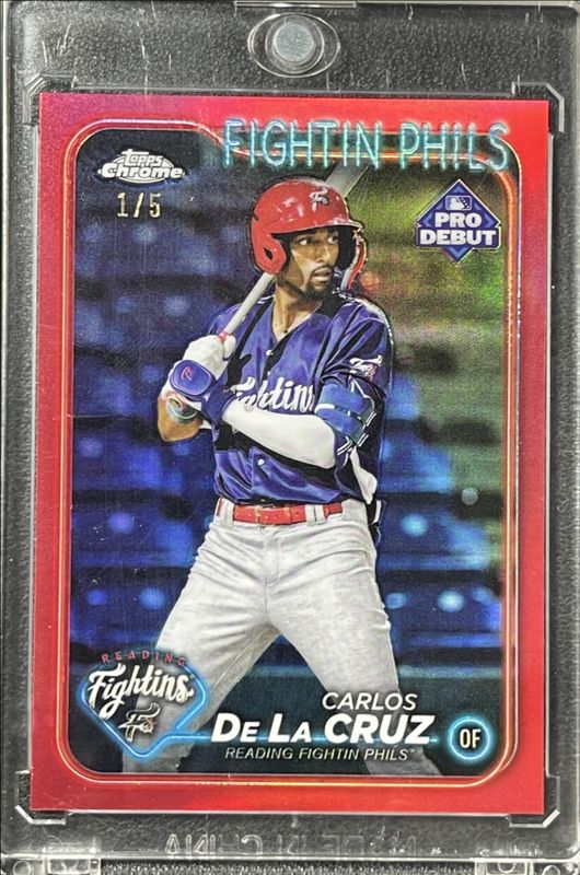 2024 Topps Pro Debut #PDC-51 Chrome - Red Refractor /5