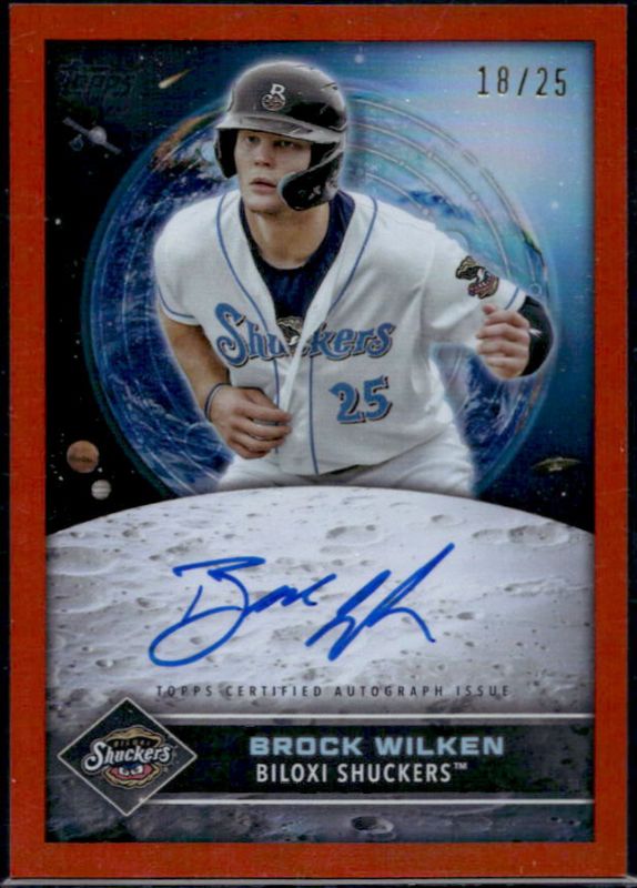 Brock Wilken 2024 Topps Pro Debut #FCA-BW Future Cornerstones Autographs - Orange Foil /25 RAW