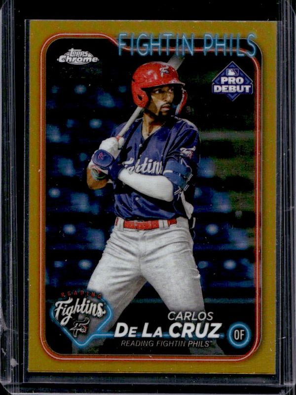 2024 Topps Pro Debut #PDC-51 Chrome - Gold Refractor /50