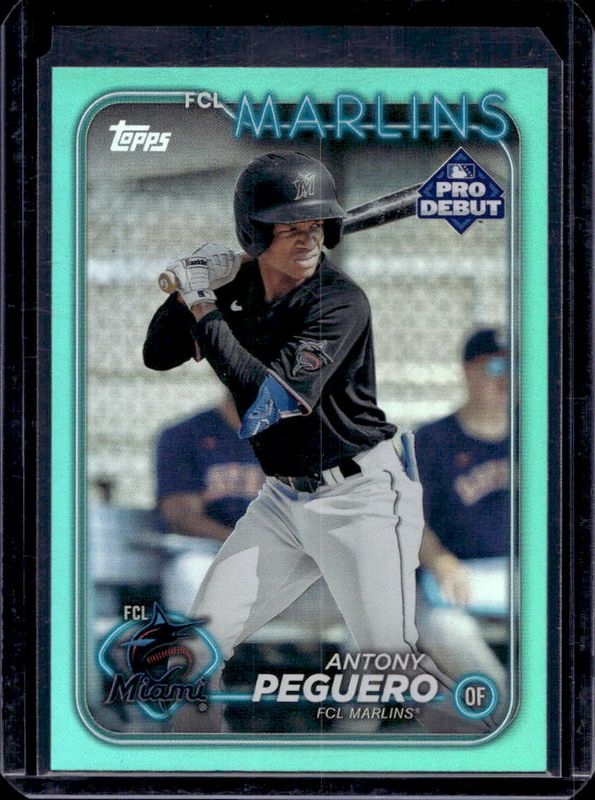 2024 Topps Pro Debut #PD-23 Aqua Foil /75