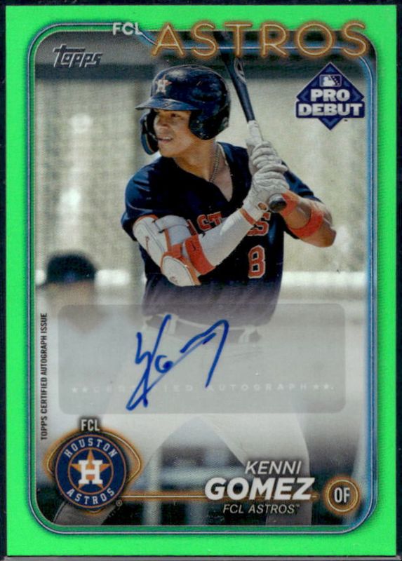 2024 Topps Pro Debut #PD-191 Base Autographs - Green /99