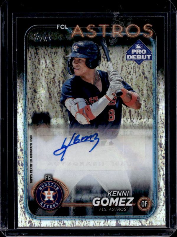Kenni Gomez 2024 Topps Pro Debut #PD-191 Base Autographs - Sparkle Foil /199 RAW