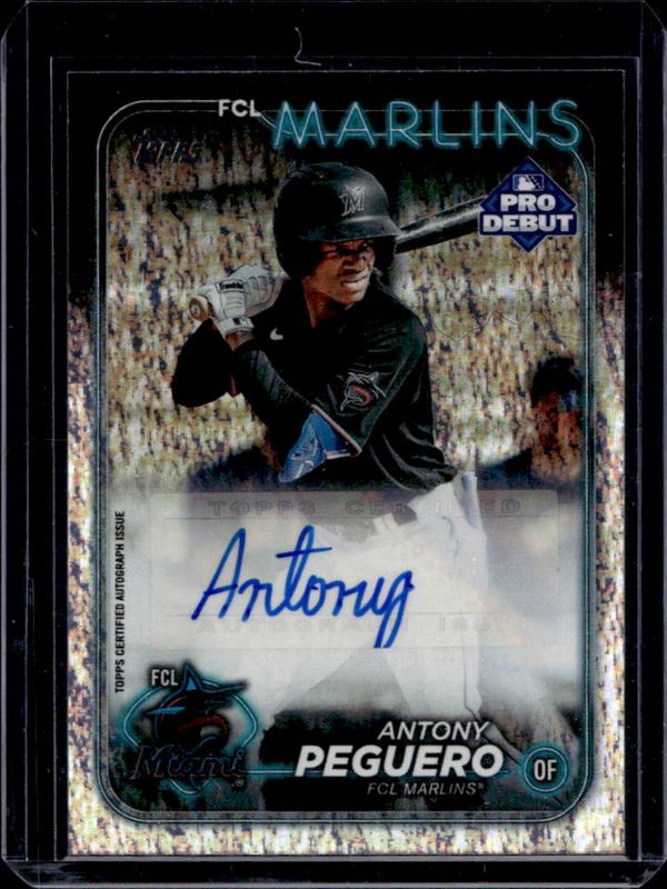 2024 Topps Pro Debut #PD-23 Base Autographs - Sparkle Foil /199