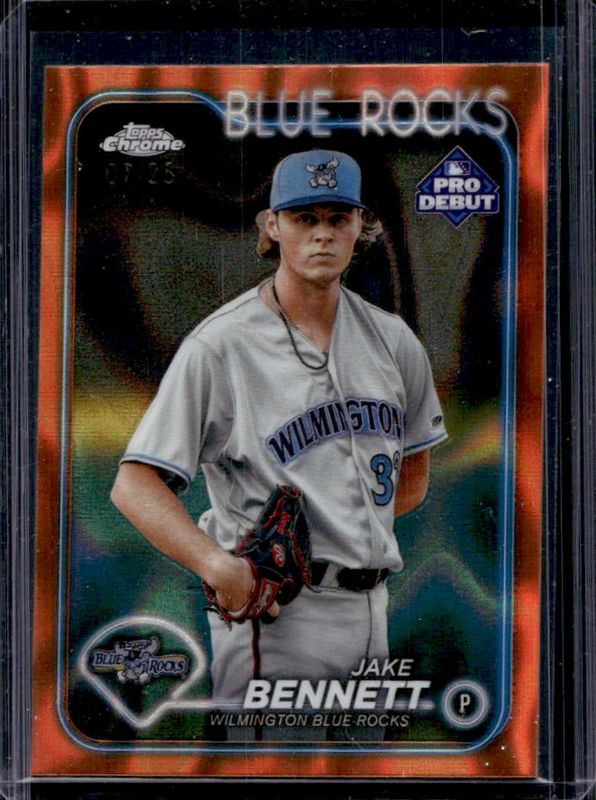 2024 Topps Pro Debut #PDC-195 Chrome - Orange Lava Refractor /25