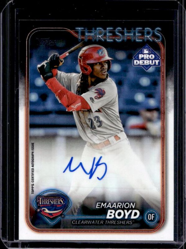 2024 Topps Pro Debut #PD-2 Base Autographs