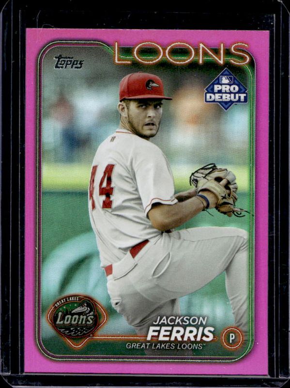 Jackson Ferris 2024 Topps Pro Debut #PD-109 Fuchsia Foil /199 RAW