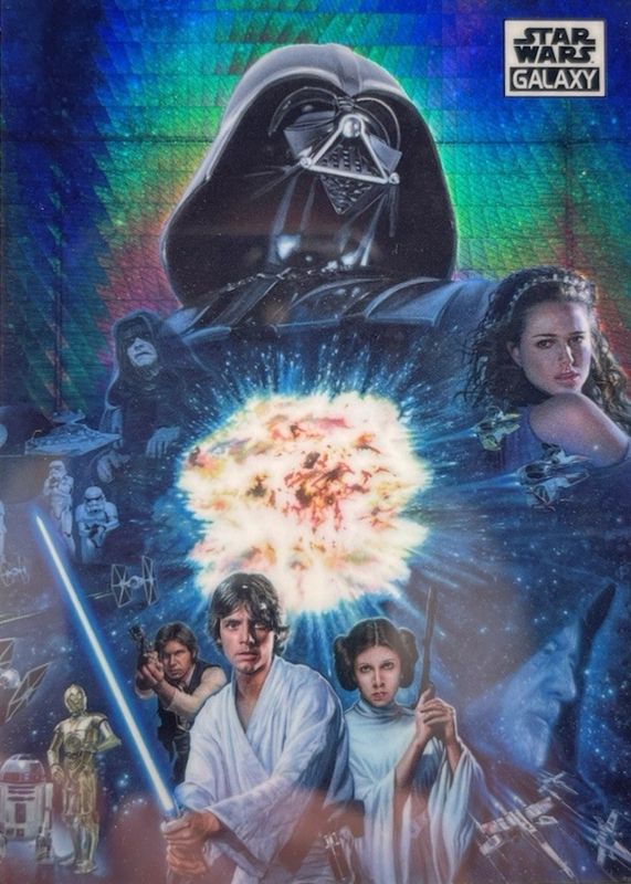 2021 Topps Chrome Star Wars Galaxy #48 Prism Refractor /75