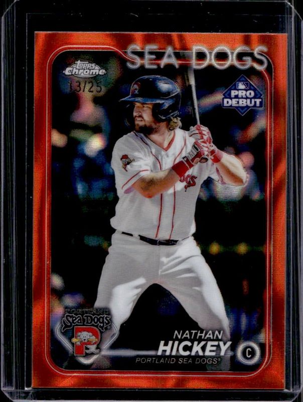 2024 Topps Pro Debut #PDC-56 Chrome - Orange Lava Refractor /25