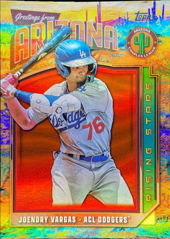 Joendry Vargas 2024 Topps Pro Debut #CLRS-18 Complex League Rising Stars - Orange Foil /25 RAW