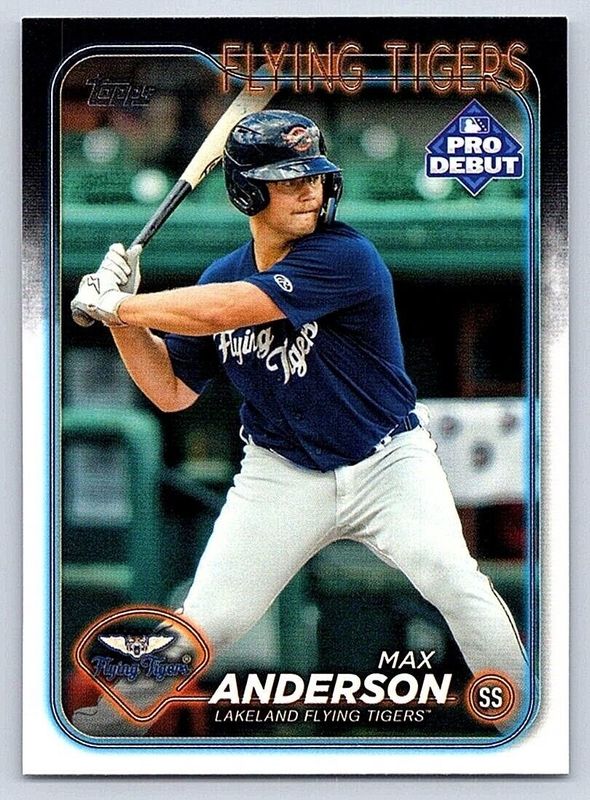 Max Anderson 2024 Topps Pro Debut #PD-173 Base Price Guide - Sports ...