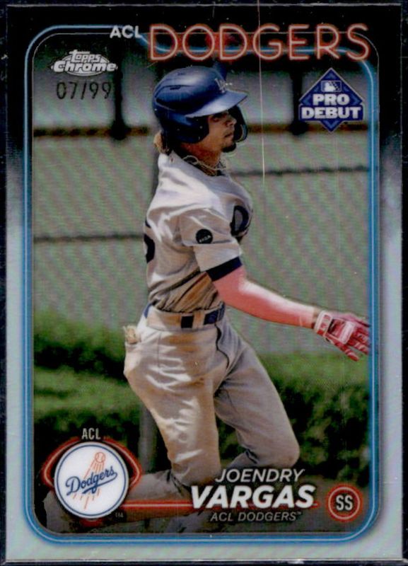 Joendry Vargas 2024 Topps Pro Debut #PDC-55 Chrome - Refractor /99 RAW