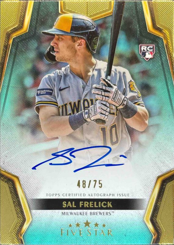 Sal Frelick 2024 Topps Five Star #FSA-SF Aqua /75 Rookie RAW