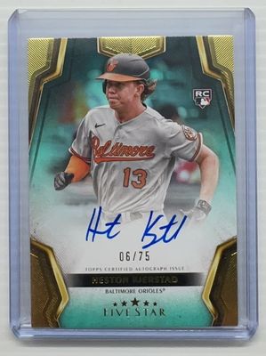 2024 Topps Five Star #FSA-HK Aqua /75